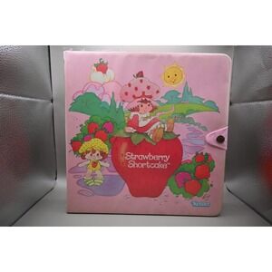 Vintage Strawberry Shortcake Carry Case Kenner 1980s Storage Organizer Only